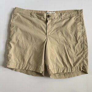 Old Navy Women’s Tan Shorts | 7” Inseam | Size 16; 20.75” Waist (Flat)